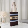 Miu Miu Logo-Embellished Crochet Tote Bag