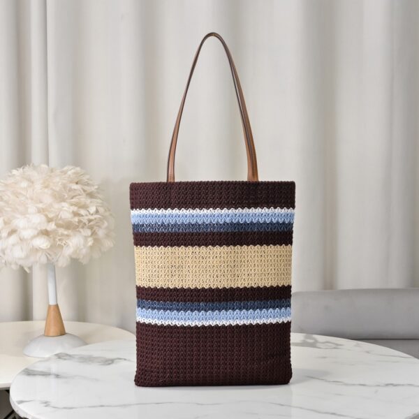 Miu Miu Logo-Embellished Crochet Tote Bag