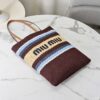 Miu Miu Logo-Embellished Crochet Tote Bag