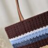 Miu Miu Logo-Embellished Crochet Tote Bag