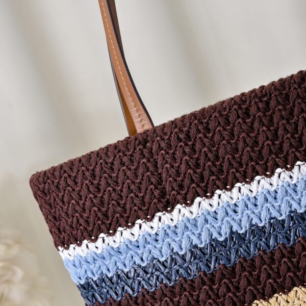 Miu Miu Logo-Embellished Crochet Tote Bag