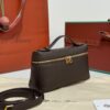 sy_no_06B2F048256A8A6D24719EB361CB0E4B_1 Loro Piana Extra Pocket L19 Bag – Dark Brown