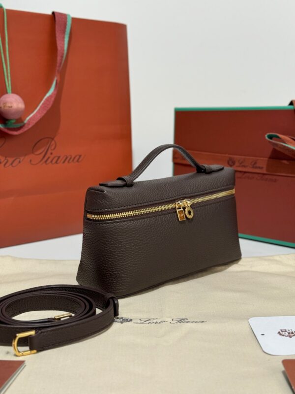 sy_no_06B2F048256A8A6D24719EB361CB0E4B_1 Loro Piana Extra Pocket L19 Bag – Dark Brown