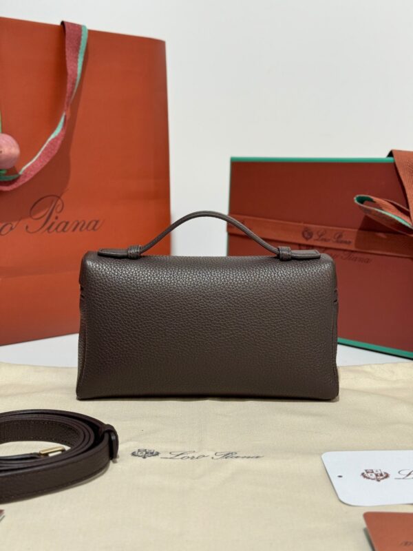 sy_no_06B2F048256A8A6D24719EB361CB0E4B_2 Loro Piana Extra Pocket L19 Bag – Dark Brown