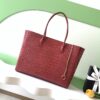 sy_no_0714441D03C9C9C2D003C69CA772EF20_2 Red Cerf Large Crocodile-Embossed Leather Tote Bag