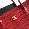 sy_no_0714441D03C9C9C2D003C69CA772EF20_4 Red Cerf Large Crocodile-Embossed Leather Tote Bag