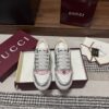 sy_no_073DC61902CDFCEE4B9C99B5002854F7_1 Gucci Screener Metallic Silver & Pink Leather Sneaker