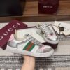 sy_no_073DC61902CDFCEE4B9C99B5002854F7_4 Gucci Screener Metallic Silver & Pink Leather Sneaker