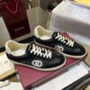 sy_no_0A7FCA5773EC78F0F46A5FE4A3A6D164_5 Gucci B Sneaker Black Fabric & Suede – Black / Ivory