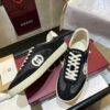 sy_no_0A7FCA5773EC78F0F46A5FE4A3A6D164_7 Gucci B Sneaker Black Fabric & Suede – Black / Ivory
