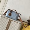 Fendi Mini By The Way Soft Handbag – Blue FF Jacquard