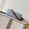 Fendi Mini By The Way Soft Handbag – Blue FF Jacquard