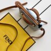 Fendi Mini By The Way Soft Handbag – Blue FF Jacquard