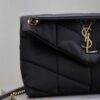 sy_no_0ADCB2D57818E0155CD6623D33C20682_2 YSL Loulou Nylon & Leather Shoulder Bag – Black