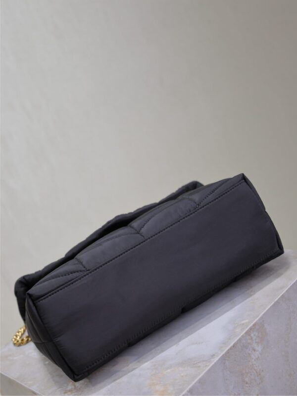 sy_no_0ADCB2D57818E0155CD6623D33C20682_6 YSL Loulou Nylon & Leather Shoulder Bag – Black