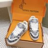 sy_no_0B8497058A1947AD57DF8554C22A8434_2 Louis Vuitton LV Trainer Maxi / LV Skate Black & Grey Monogram Denim Sneakers