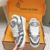 sy_no_0B8497058A1947AD57DF8554C22A8434_3 Louis Vuitton LV Trainer Maxi / LV Skate Black & Grey Monogram Denim Sneakers