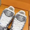 sy_no_0B8497058A1947AD57DF8554C22A8434_5 Louis Vuitton LV Trainer Maxi / LV Skate Black & Grey Monogram Denim Sneakers