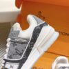 sy_no_0B8497058A1947AD57DF8554C22A8434_6 Louis Vuitton LV Trainer Maxi / LV Skate Black & Grey Monogram Denim Sneakers