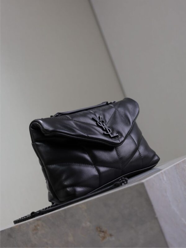 sy_no_0B8A25D4564964D6C284A22F8D75AA41_3 Loulou Mini Double-Chain Bag – Black Lambskin