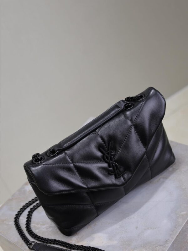 sy_no_0B8A25D4564964D6C284A22F8D75AA41_4 Loulou Mini Double-Chain Bag – Black Lambskin