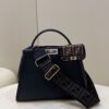 sy_no_0B8C97129CFB696C96962ECBF1113712_0 Fendi Peekaboo Classic Handbag – Textured Leather