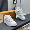 sy_no_0BBA2F95336EE5FB9CFBBE48DA8578AD_2 Louis Vuitton LV Trainer All White with Black Details