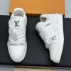 sy_no_0BBA2F95336EE5FB9CFBBE48DA8578AD_7 Louis Vuitton LV Trainer All White with Black Details