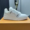 sy_no_0BBA2F95336EE5FB9CFBBE48DA8578AD_8 Louis Vuitton LV Trainer All White with Black Details
