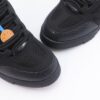Black Crystal-Embellished Retro Skate Sneakers