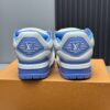 Louis Vuitton LV Trainer Maxi White & Light Blue Chunky Retro Sneakers