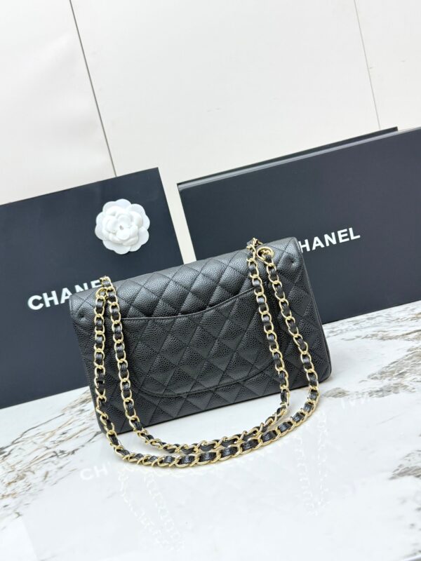 sy_no_0C6E2A46F947E456662814ACED97E6EB_2 Chanel Classic Flap CF – Quilted Grained Calfskin Leather with Gold Hardware