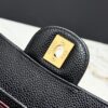 sy_no_0C6E2A46F947E456662814ACED97E6EB_6 Chanel Classic Flap CF – Quilted Grained Calfskin Leather with Gold Hardware