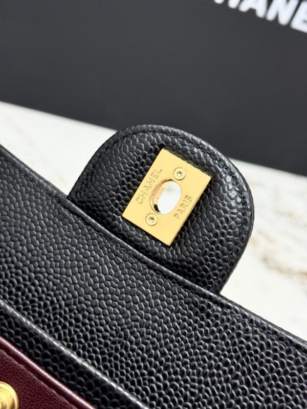 sy_no_0C6E2A46F947E456662814ACED97E6EB_6 Chanel Classic Flap CF – Quilted Grained Calfskin Leather with Gold Hardware