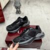 Gucci Tech/Retro Runner Sneaker in Black Metallic – Black / Silver