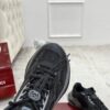 Gucci Tech/Retro Runner Sneaker in Black Metallic – Black / Silver
