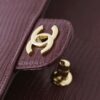 Burgundy Lizard-Embossed East-West Top-Handle Bag