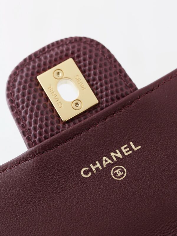 Burgundy Lizard-Embossed East-West Top-Handle Bag