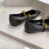 sy_no_0DD83E1E97A21AC51CA1B9CA7C70A1B3_7 Jimmy Choo Square-Toe Chain Ballet Flats in Black