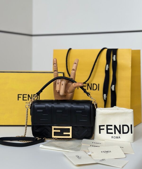 Fendi Baguette Handbag – Soft Lambskin