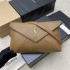 YSL Calypso Envelope Bag – Caramel Textured Lambskin & Gold