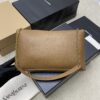 YSL Calypso Envelope Bag – Caramel Textured Lambskin & Gold
