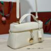 sy_no_0F7212F61941A7EEDA7AE0900D9743A1_4 Loro Piana Extra Bag 23 – Saddle Leather Handbag (White)