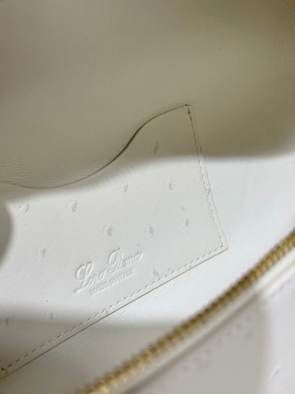 sy_no_0F7212F61941A7EEDA7AE0900D9743A1_8 Loro Piana Extra Bag 23 – Saddle Leather Handbag (White)