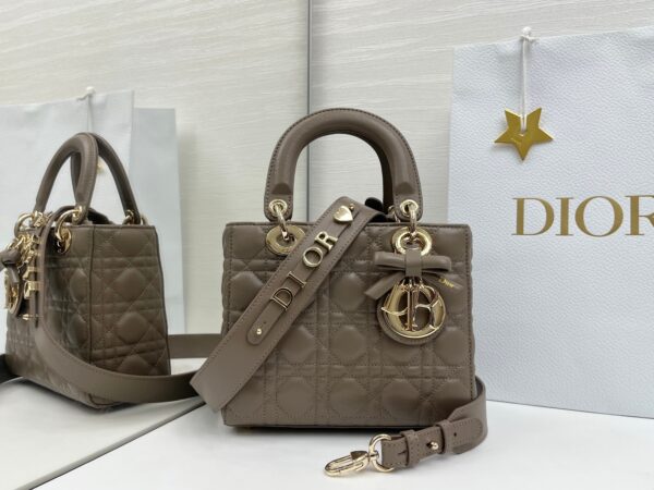 sy_no_0F941B037F17524A6CCCB8C1796CDA4A_0 Lady Dior My ABCDior Mini Bag – Taupe Gray Lambskin