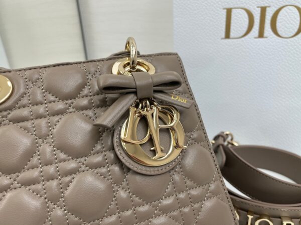 sy_no_0F941B037F17524A6CCCB8C1796CDA4A_2 Lady Dior My ABCDior Mini Bag – Taupe Gray Lambskin