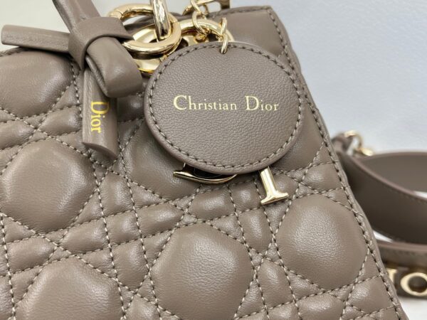 sy_no_0F941B037F17524A6CCCB8C1796CDA4A_3 Lady Dior My ABCDior Mini Bag – Taupe Gray Lambskin