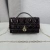 Lady Dior Pearl Clutch – Cherry Patent Lambskin