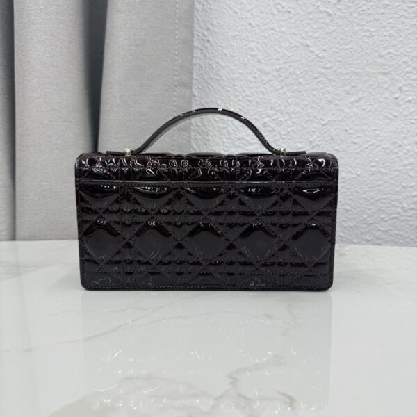 Lady Dior Pearl Clutch – Cherry Patent Lambskin