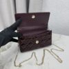 Lady Dior Pearl Clutch – Cherry Patent Lambskin